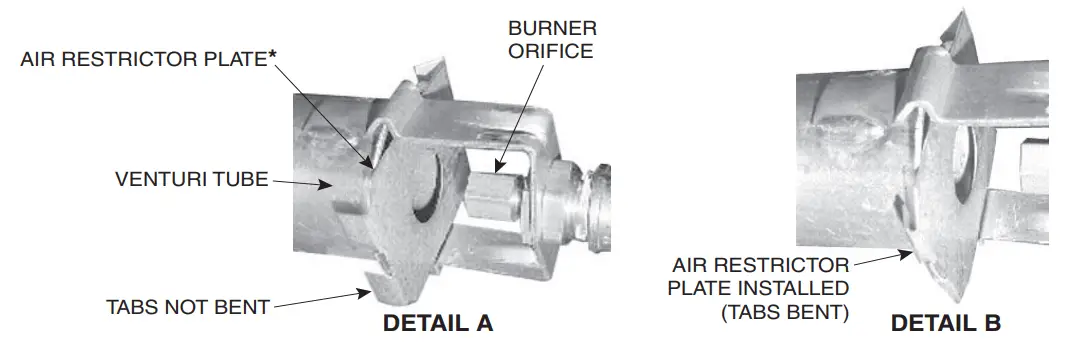 REZNOR UDAP Gas Conversion Kit - Bunar
