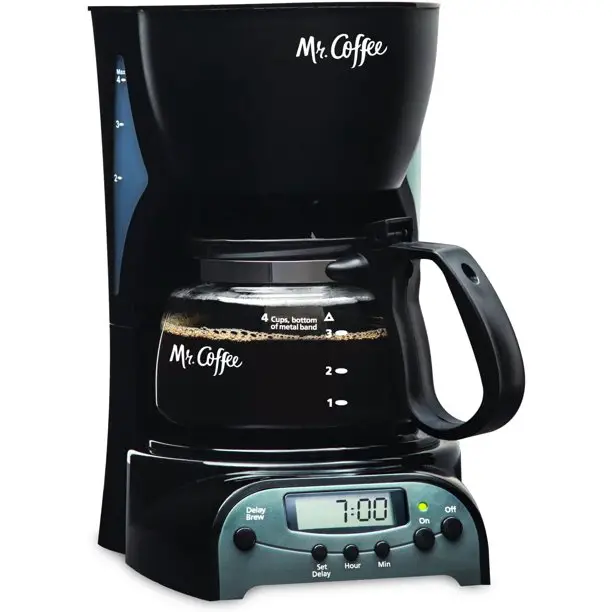 Mr. Coffee DRX5-RB 4-Cup Programmable Coffee Maker Product