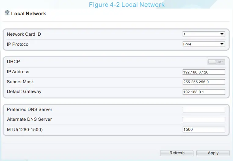 SUNELL SN-IPS59xxCDR Mini Network High Speed Dome - Setup 8