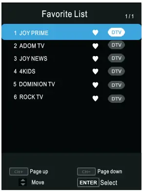CHiQ L40G5W 40 Inch Full HD LED TV - Favorite List