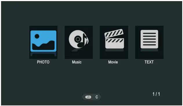 CHiQ L40G5W 40 Inch Full HD LED TV - Main Operating Interface