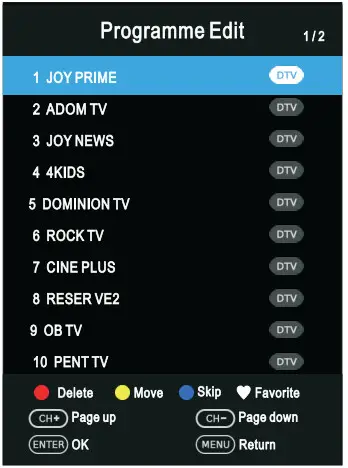 CHiQ L40G5W 40 Inch Full HD LED TV - Programme Edit
