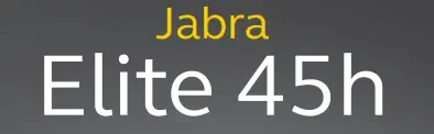 Jabra Elite 45h On Ear Wireless Headphone - Logo