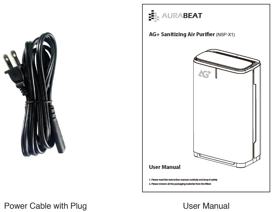 AURABEAT NSP-X1 AG+ Sanitizing Air Purifier-2
