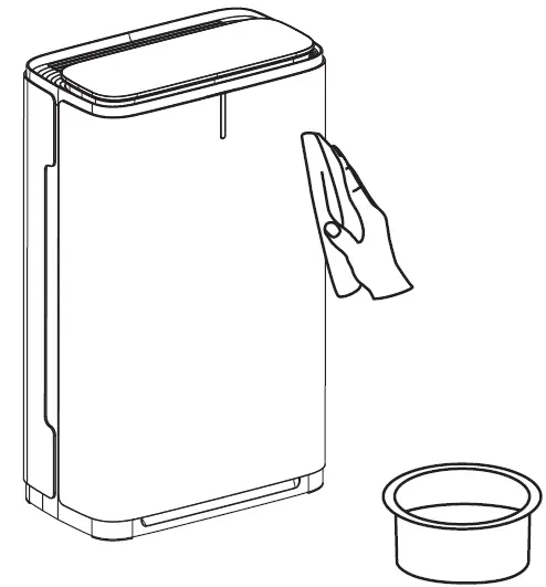 AURABEAT NSP-X1 AG+ Sanitizing Air Purifier CLEANING AND MAINTENANCE