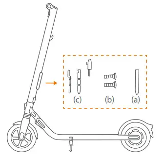 ninebot ES2 Kick Scooter External Battery - Installing 1