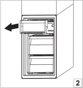 Whirlpool FAF - Removing container 2