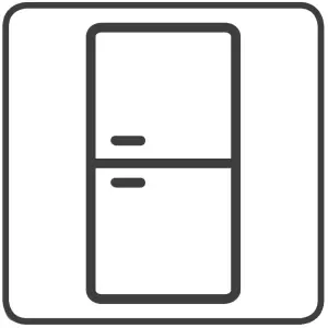 Whirlpool Fridge and Freezer