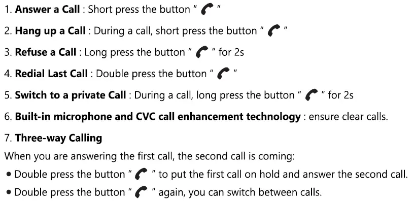 Bluetooth Hands-free Call