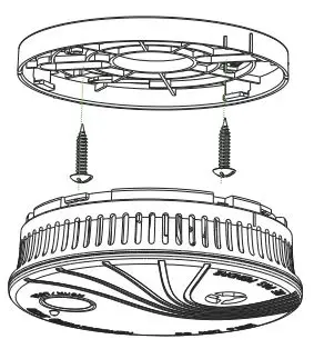 HIKVISION DS-PDSMK-S-WE User Manual - Mounting with Screws