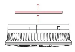 HIKVISION DS-PDSMK-S-WE User Manual - Mounting with Sponge Tape