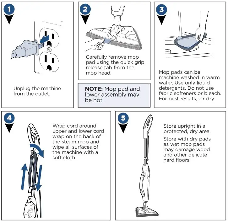 Bissell 2078D Powerfresh 2 in 1 Steam MOP - Maintenance - Cleaning Your Steam Mop