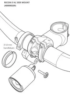 GIANT RECON E HL150 STVZO Light-Installation