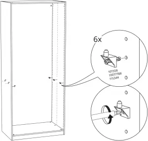 IKEA 102.576.41 KOMPLEMENT Glass Shelf 1