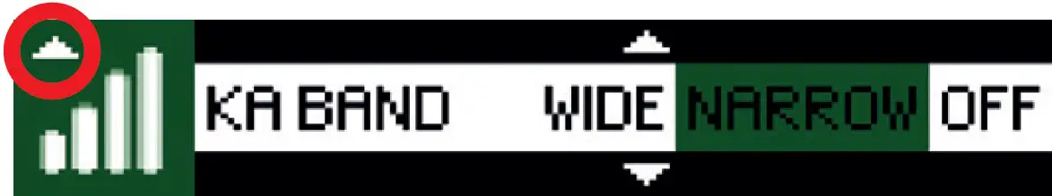 FRONT ANTENNA SETTINGS