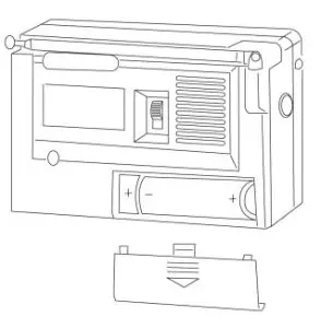 Sytech SY-1667 AM FM Pocket Radio - battery