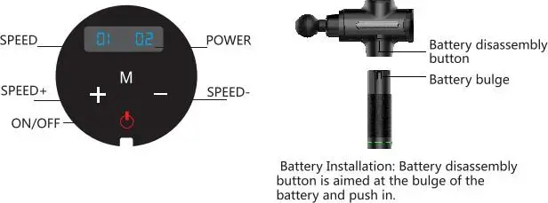 Elinz Handheld Deep Tissue Massager- intense exercise
