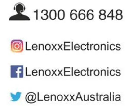 LENOXX BMV26 Bluetooth DVD Hi-Fi System - customer support and contact