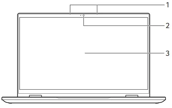 acer CP514-1WH-R8US Chromebook Enterprise Spin 514 Laptop - Front view