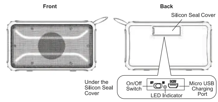BASSJAXX SP-0130 Dynamic Wireless Speaker - product overview