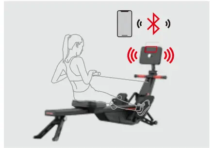 Xiamen Renhe Sports Equipment RHHR01 Rowing Machine- Bluetooth Speaker