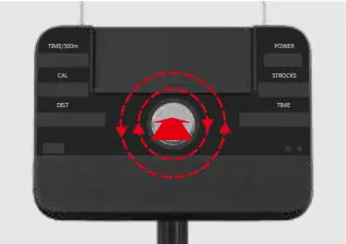 Xiamen Renhe Sports Equipment RHHR01 Rowing Machine- Knob functions