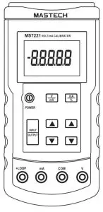 MASTECH MS7221 Professional Volt mA Voltage Current Calibrator Meter