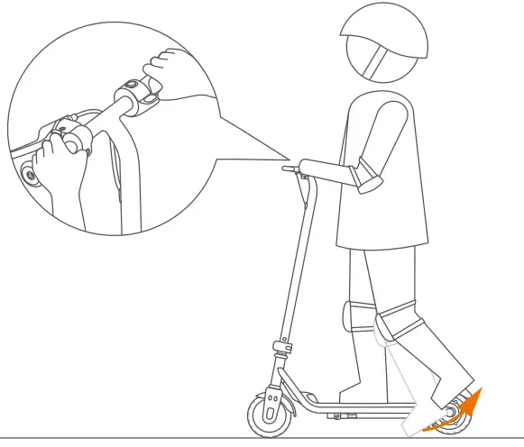 SEGWAY ZING C20 Ninebot eKickScooter - handlebar