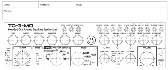 behringer TD-3-MO-SR “Modded Out” Analog Bass Line Synthesizer-15