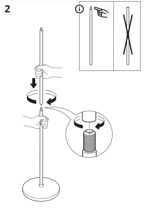 IKEA NÄVLINGE Stand Leseleuchte LED Weiss - fig 52