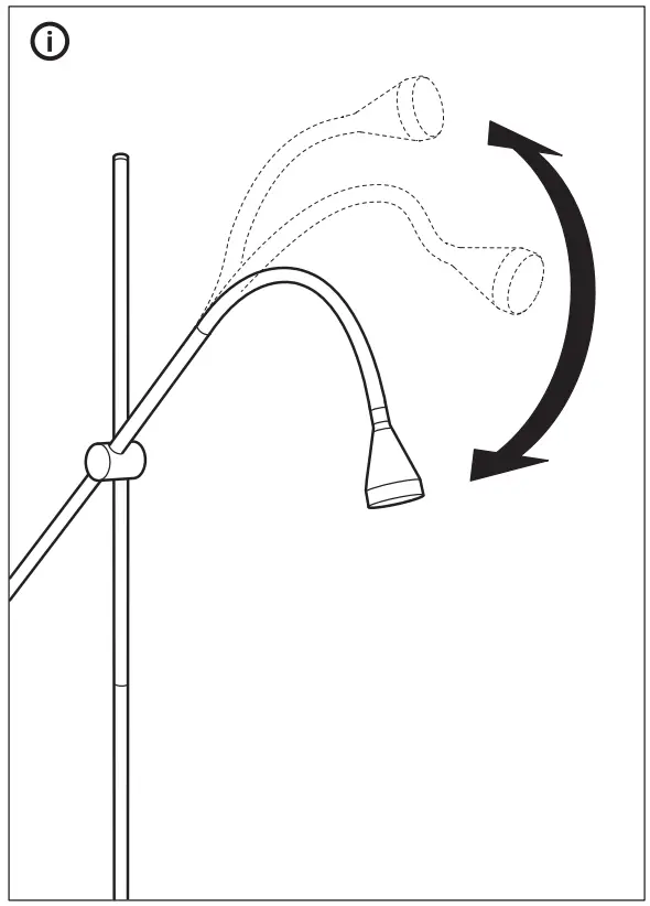IKEA NÄVLINGE Stand Leseleuchte LED Weiss - fig 7