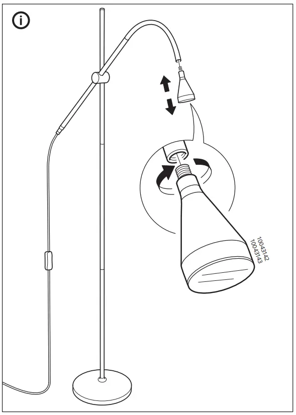 IKEA NÄVLINGE Stand Leseleuchte LED Weiss - fig 8