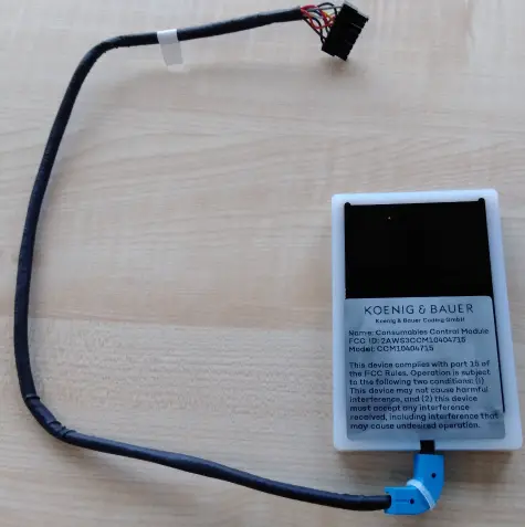 KOENIG BAUER CCM10404715 Consumables Control Module
