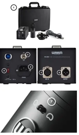 WARM AUDIO WA-8000 Tube Condenser Microphone fig2