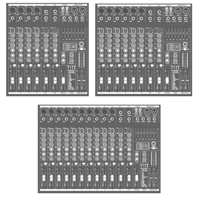 citronic CSL SERIES Mixing Consoles