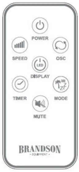 BRANDSON 304996 Tower Fan - display