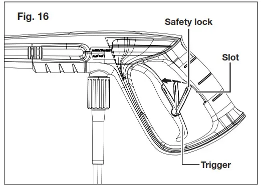 SUNJOE SPX3000-XT1-RM 13A Electric Pressure Washer- Fig 16