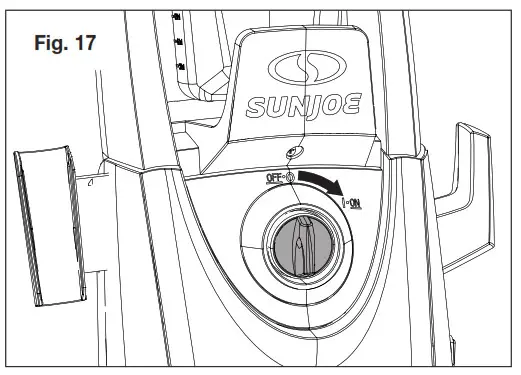 SUNJOE SPX3000-XT1-RM 13A Electric Pressure Washer- Fig 17