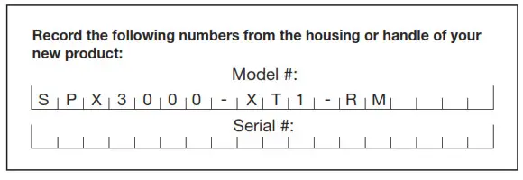 SUNJOE SPX3000-XT1-RM 13A Electric Pressure Washer- Serial Numbers