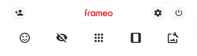 frameo RF101 Digital Photo Frame- Navigating