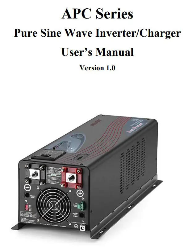 sungoldpower APC Series Pure Sine Wave Inverter Charger