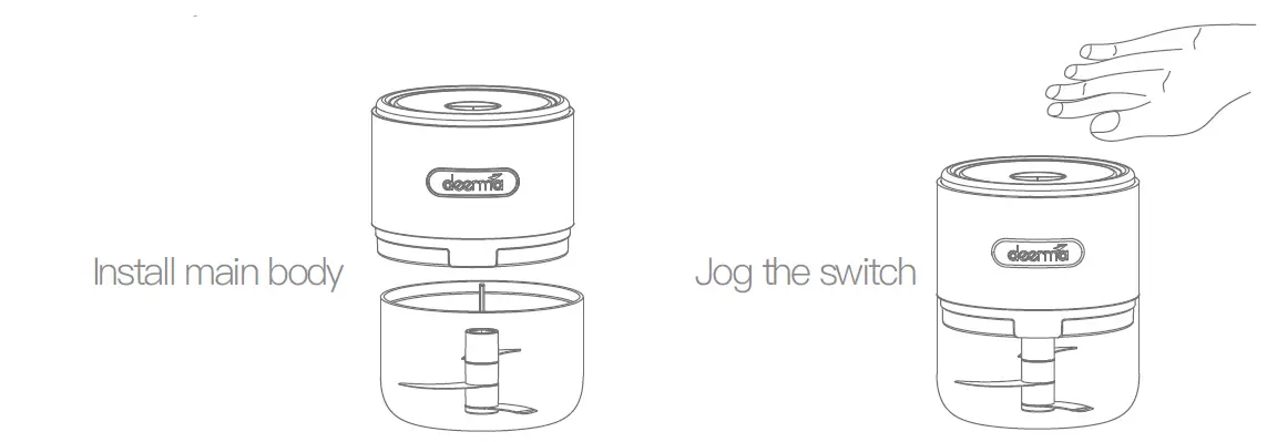 deerma JS100 Mini Garlic Stirrer fig5