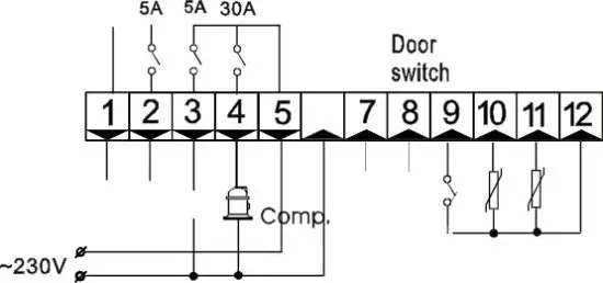 accucold ARS12ML Medical Refrigerators -Circuit Diagram