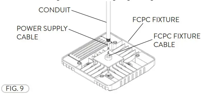 PacLights FCPC Series LED Canopy Light - FCPC 3 4” NPT PENDANT MOUNT
