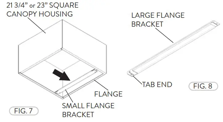 PacLights FCPC Series LED Canopy Light - FCPC RETROFIT 2’ x 2’ CANOPY KIT 4