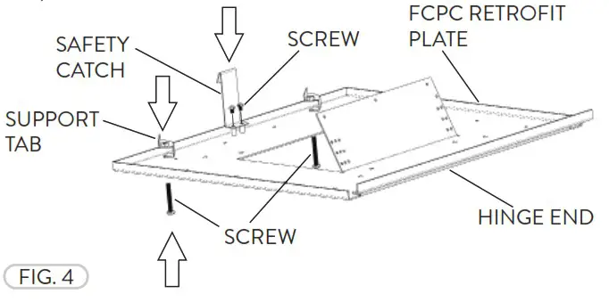 PacLights FCPC Series LED Canopy Light - FCPC RETROFIT 2’ x 2’ CANOPY KIT