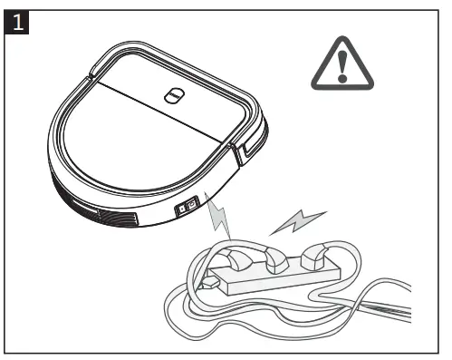 Dibea D500 Pro Robot Vacuum Cleaner - Precautions
