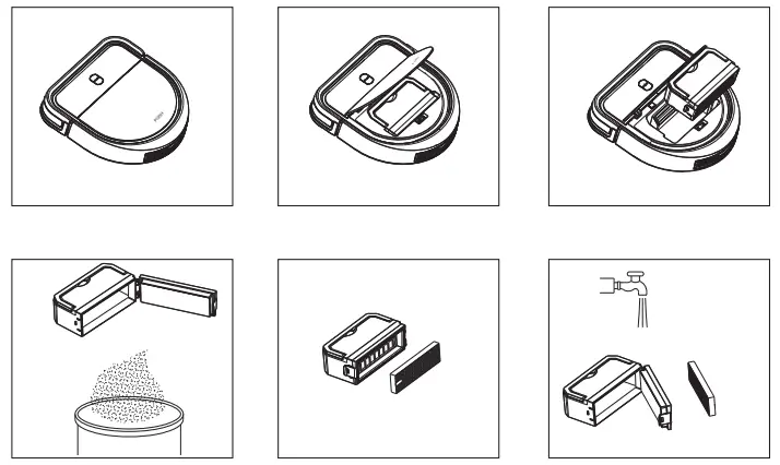 Dibea D500 Pro Robot Vacuum Cleaner - Product Maintenance