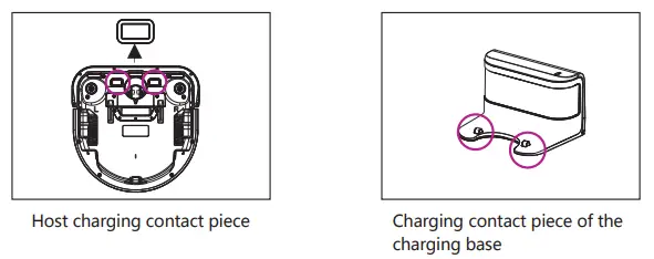 Dibea D500 Pro Robot Vacuum Cleaner - piece cleaning