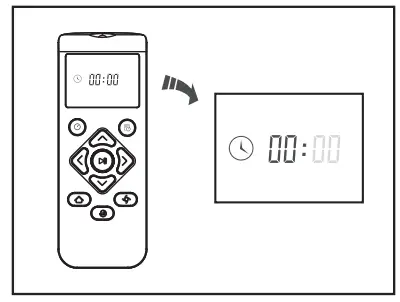 Dibea D500 Pro Robot Vacuum Cleaner - remote contro